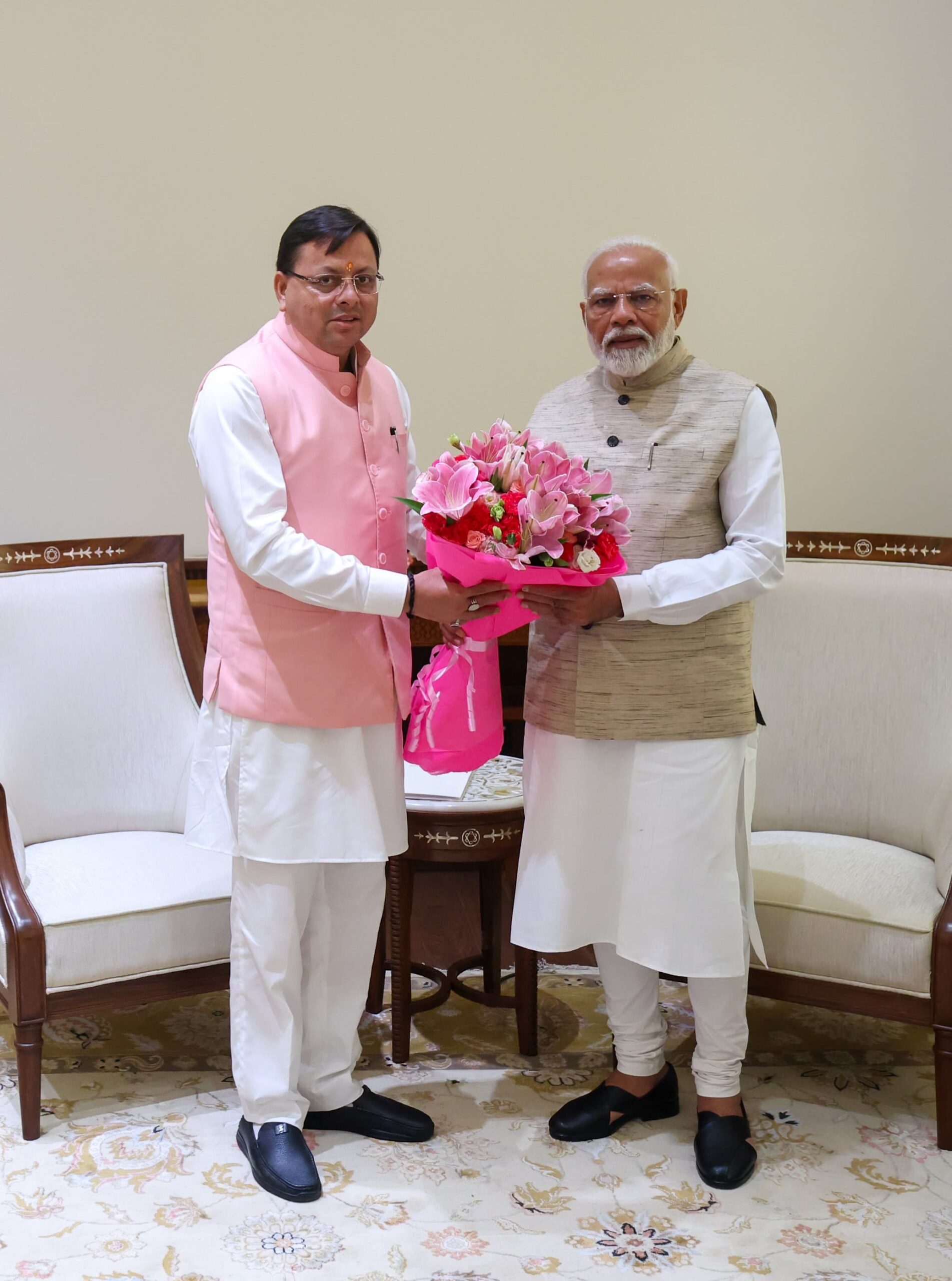 CM Dhami Meet PM