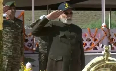 PM Modi in Kargil