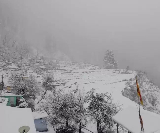 Snowfall In Uttarakhand