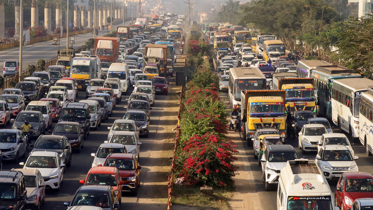 Traffic Jam In prayagraj
